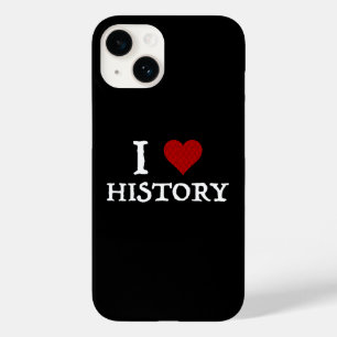 Coque Pour iPhone 14 I Love (Heart) History