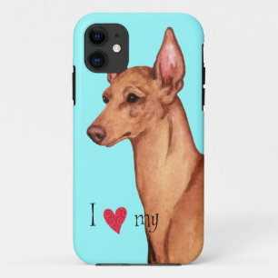 Coque Case-Mate Pour iPhone I Love my Cirneco dell'Etna