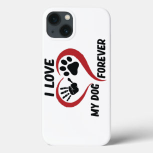 Case-Mate iPhone Case I love my dog throw pillow
