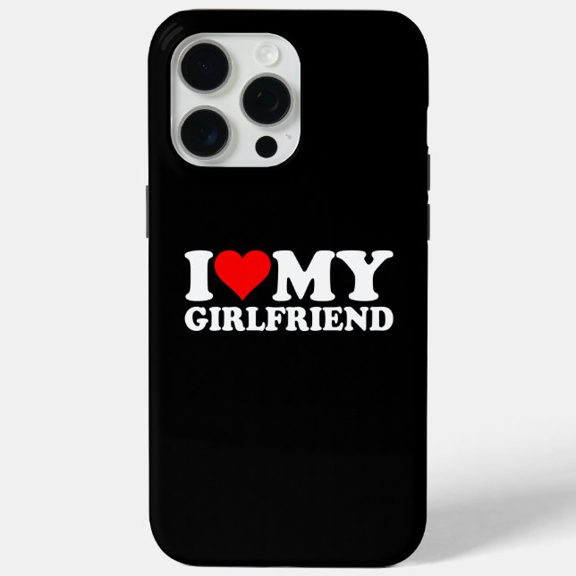 Coques Case-Mate iPhone I Love My Girlfriend 1BK1 (Verso)