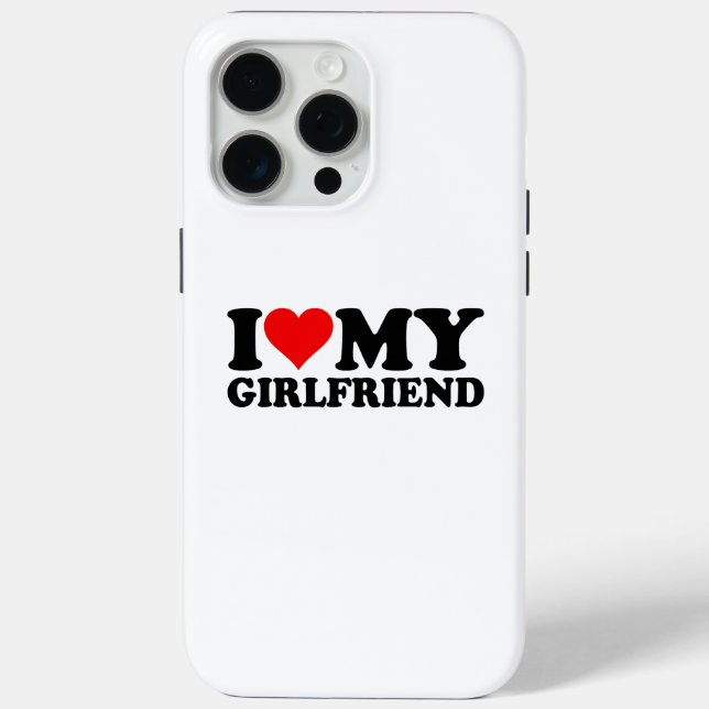 Coques Case-Mate iPhone I Love My Girlfriend 1WH1 (Verso)
