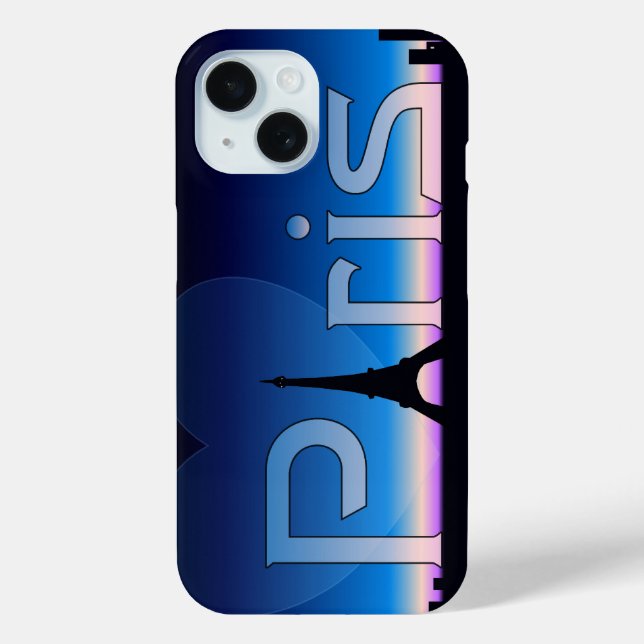 Coques Case-Mate iPhone I Love Paris (Verso)