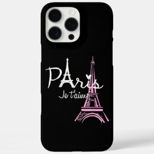 Coques iPhone 16 Pro Max I Love Paris Tour Eiffel France Souvenir français