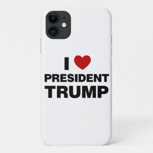 Case-Mate iPhone Case I Love Président Trump Heart