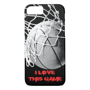 Etui iPhone Case-Mate I Love This Game - Basketball iPhone 7 Couverture