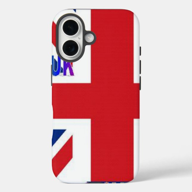 Coques Case-Mate iPhone I Love UK Art Print (Verso)