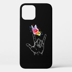 Case-Mate iPhone Case I Love You Hand Sign Language Butterfly Autism