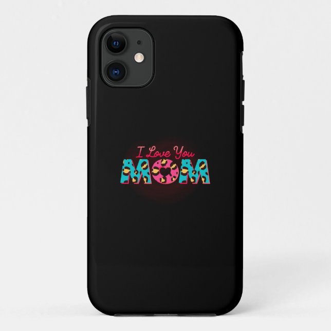 Coques Case-Mate iPhone I love you mom Sublimation (Dos)
