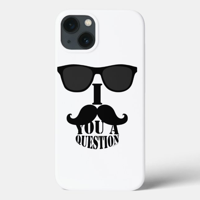Coques Case-Mate iPhone I moustache vous un déguisement de question (Verso)