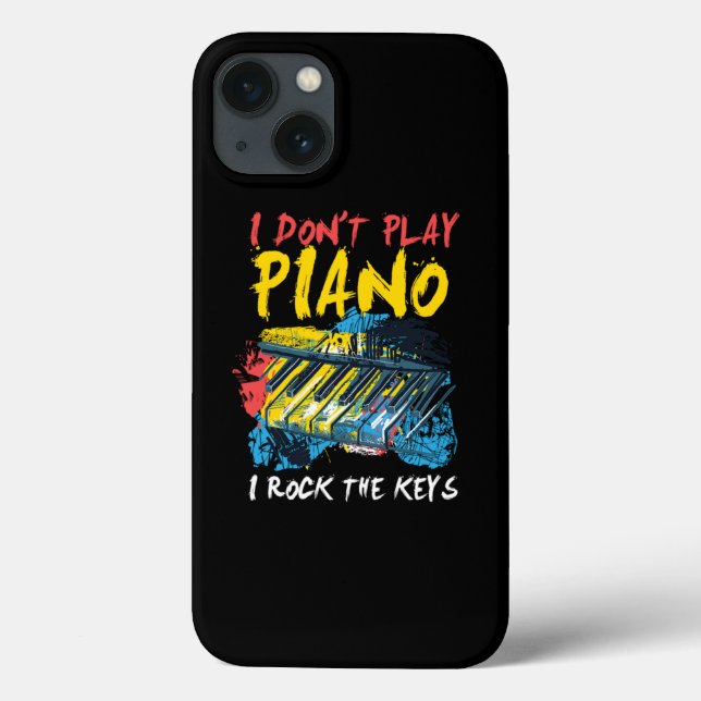 Coques Case-Mate iPhone I Rock The Keys Piano Music Clavier (Verso)