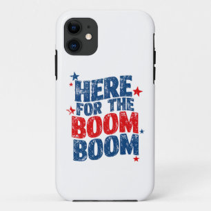Case-Mate iPhone Case Ici pour The Boom 4 juillet Fête patriotique 