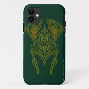 Coque iPhone 11 Icône Casque d'armes elfe