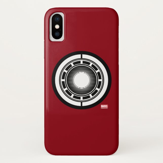 Coques Case-Mate iPhone Icône d'arc de Iron Man (Dos)