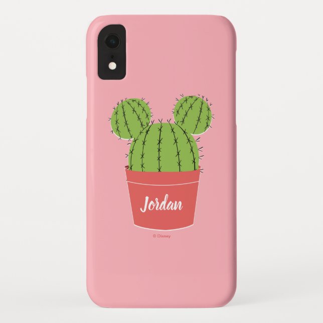 Coques Case-Mate iPhone Icône de cactus Mickey Mouse (Dos)