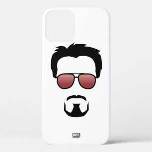 Case-Mate iPhone Case Icône de coiffure de Tony Stark avec lunettes de s