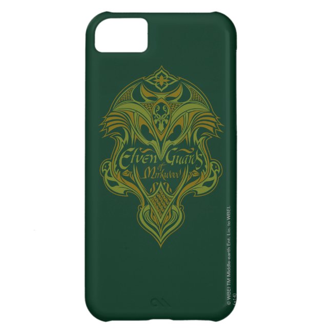 Coques Case-Mate iPhone Icône des gardes elfes de Mirkwood Shield (Dos)