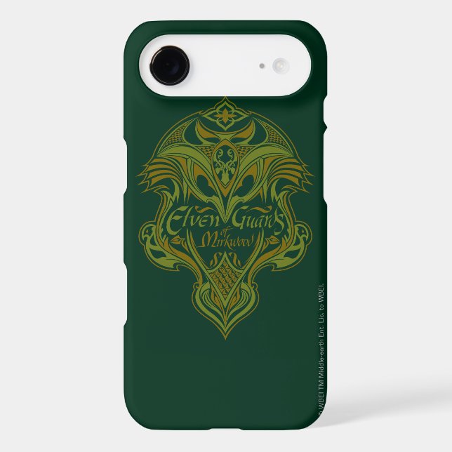 Coques Case-Mate iPhone Icône des gardes elfes de Mirkwood Shield (Verso)