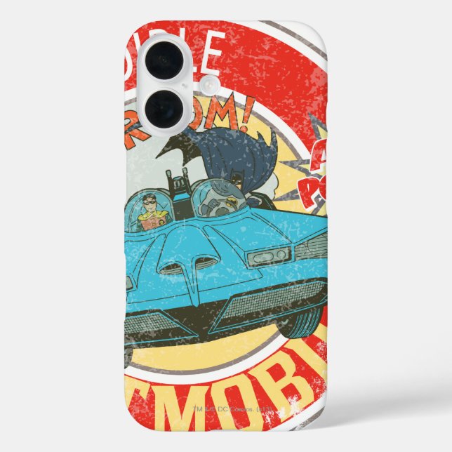 Coques Case-Mate iPhone Icône Incroyable Batmobile (Verso)