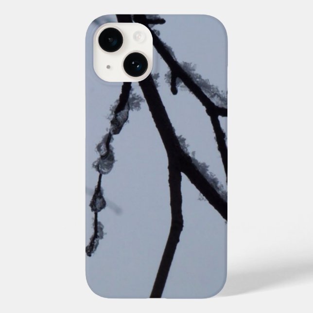 Coques Case-Mate iPhone Icy Branches Winter Nature Photographie (Verso)