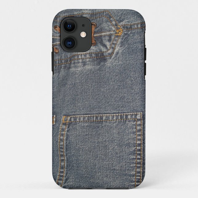 Coques Case-Mate iPhone ID Coque-Mate personnalisé Denim iPhone 5 (Dos)