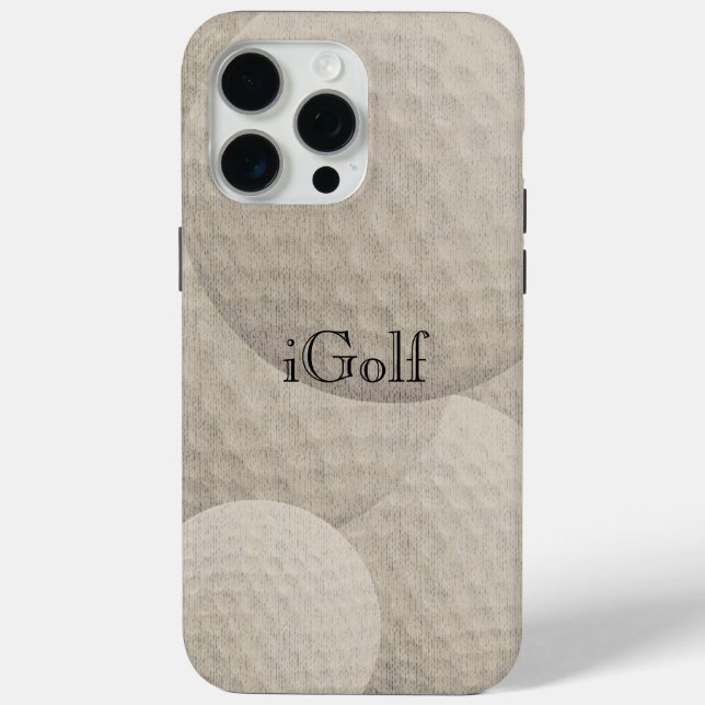 Coques Case-Mate iPhone iGolf pour les amateurs de golf (Verso)