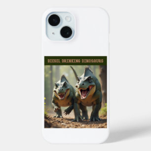 Coque Pour iPhone 15 Iguanodons plaisantant