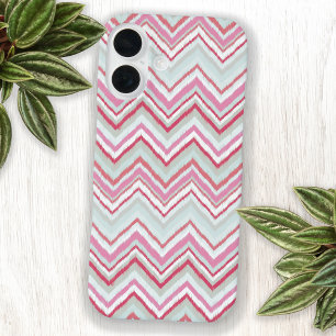 Coque Pour iPhone 16 Ikat Chevron moderne rayure géométrique Abstraite