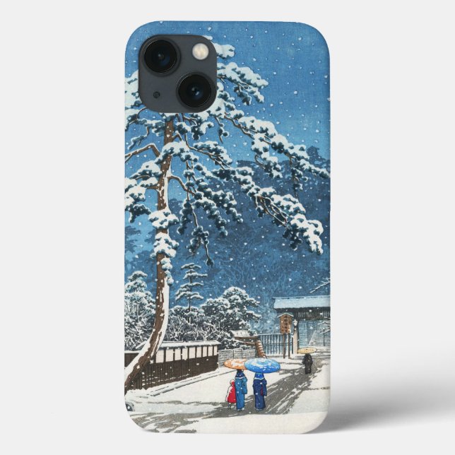 Coques Case-Mate iPhone Ikegami Honmonji Temple Kawase Hasui shin hanga (Verso)