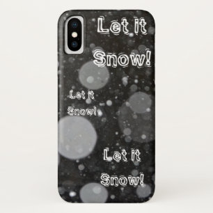 Case-Mate iPhone Case Il neige sur un Arrière - plan enneigé