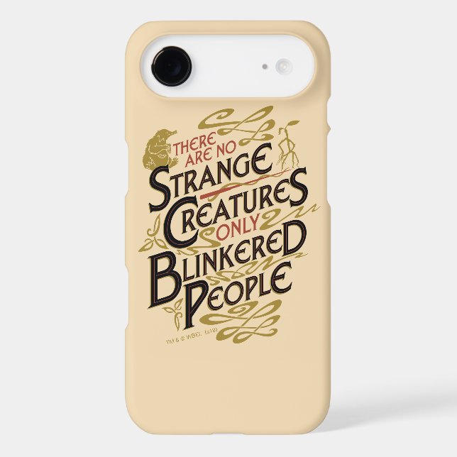 Coques Case-Mate iPhone Il N'Y A Pas D'Étrange Créatures (Verso)