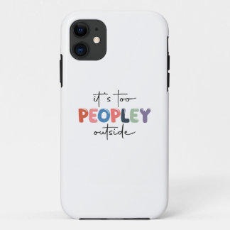 Case-Mate iPhone Case Il y a trop de monde dehors