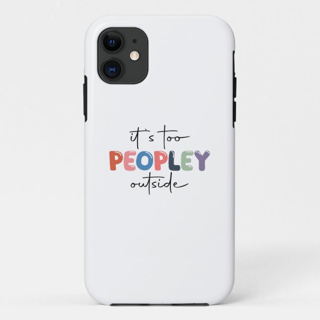 Coques Case-Mate iPhone Il y a trop de monde dehors (Dos)