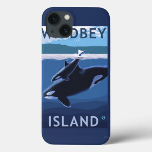 Etui iPhone Case-Mate Île, WashingtonOrca et veau de Whidbey