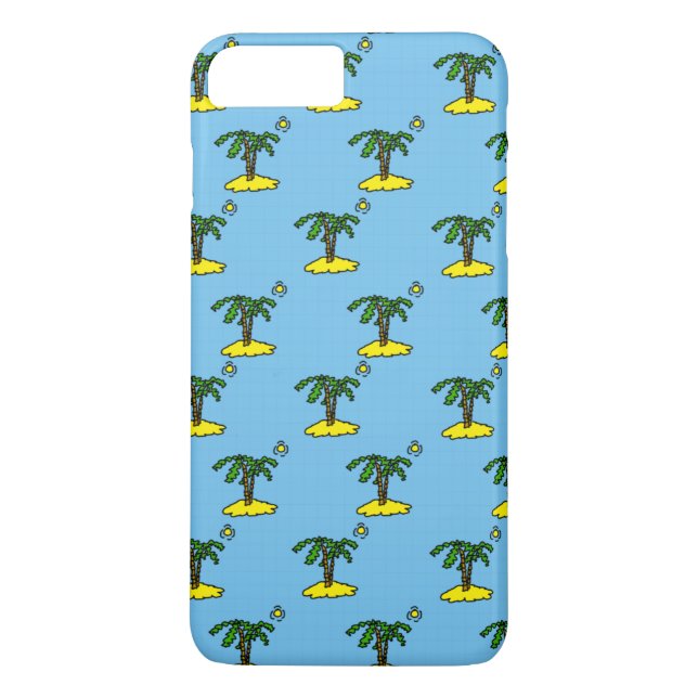 Coques Case-Mate iPhone Îles avec Palmiers Design (Dos)