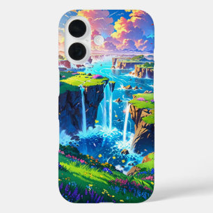 Coque Pour iPhone 16 Îles Imaginaires flottantes