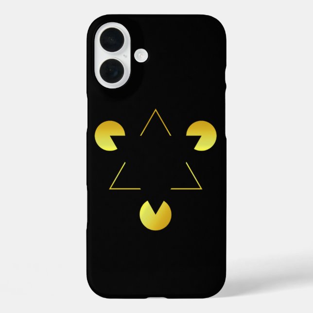 Coques Case-Mate iPhone illusion de l'étoile dorée  (Verso)