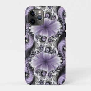 Case-Mate iPhone Case Illusion de lilas Art floral abstrait fractal Fant