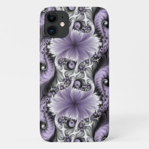 Case-Mate iPhone Case Illusion de lilas Art floral abstrait fractal Fant