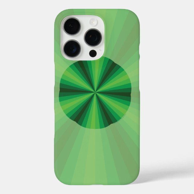 Coques Case-Mate iPhone Illusion optique Coque-Coque vert-Mate (Verso)