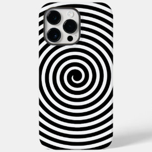 Coque Pour Pour iPhone 14 Pro Max Illusion optique minimaliste en noir et blanc