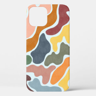 Case-Mate iPhone Case Illustration abstraite moderne dans les tons terre