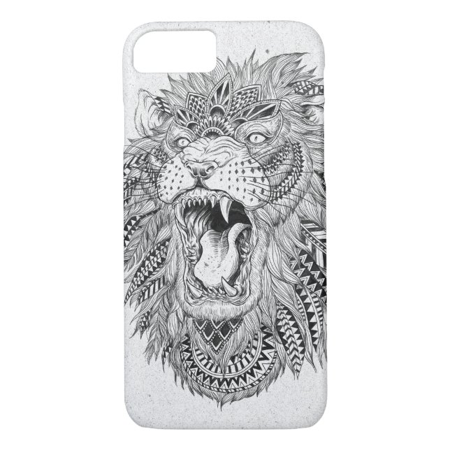 Coques Case-Mate iPhone Illustration abstraite tirée par la main de (Dos)