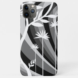 Case-Mate iPhone Case Illustration botanique noire et blanche Arrière in