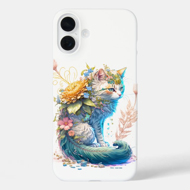 Coques Case-Mate iPhone Illustration d'artiste majestic Kitty Cat (Verso)