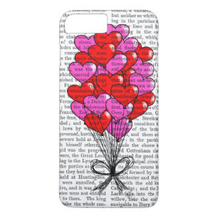 Coque Case-Mate Pour iPhone Illustration de ballon de coeur de Valentine