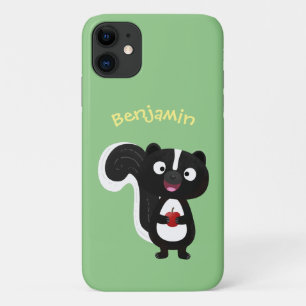 Case-Mate iPhone Case Illustration de cartoon de mouffette heureuse mign