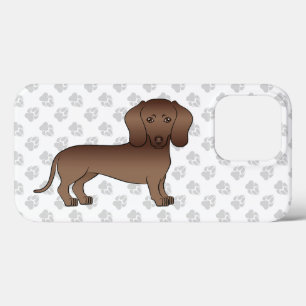 Case-Mate iPhone Case Illustration de chien mignon teckel à poil lisse m