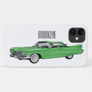Case-Mate iPhone Case Illustration de dessin de voiture classique 1959