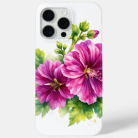 Illustration de fleur aquarelle violette