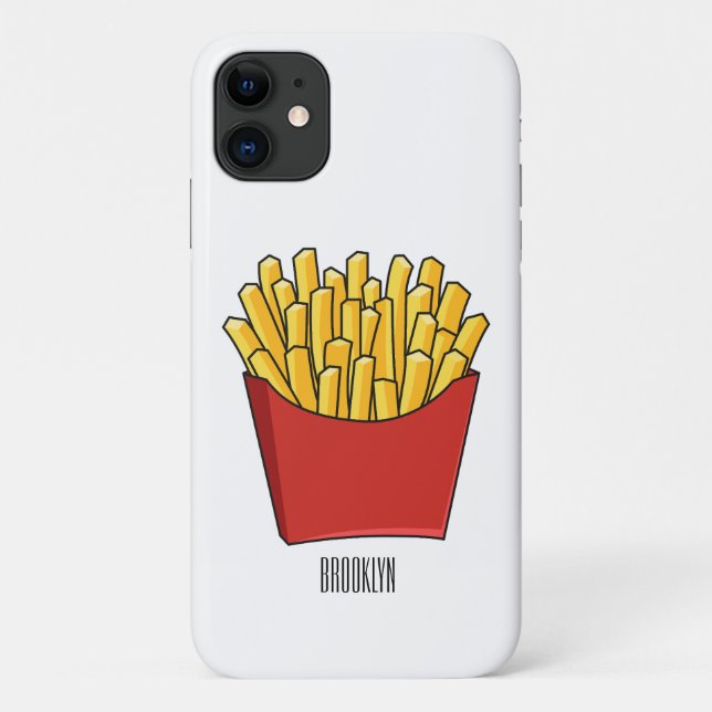 Coques Case-Mate iPhone Illustration de frites (Dos)